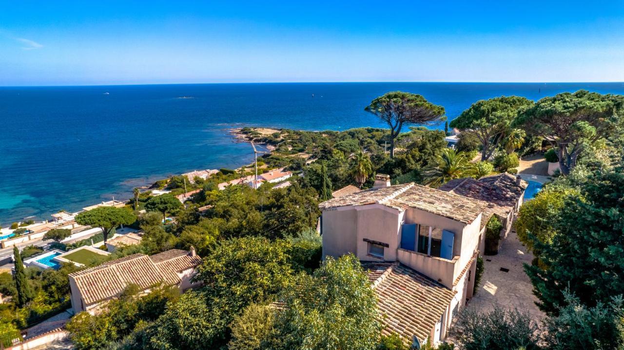 Superbe Villa, Incroyable Vue Mer, Piscine Chauffee, Climatisee Sainte-Maxime Exterior foto