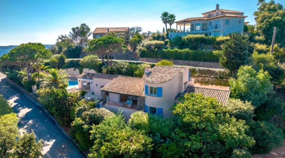 Superbe Villa, Incroyable Vue Mer, Piscine Chauffee, Climatisee Sainte-Maxime Exterior foto